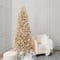 7ft. Pre-Lit Champagne Tinsel Artificial Christmas Tree, Warm White LED Lights by Ashland®
